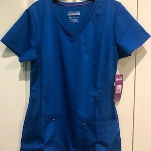 Royal blue scrubs